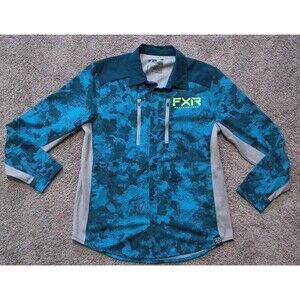 FXR Pro Fishing Performance Button Down Men’s Size S Small Shirt Lightweight